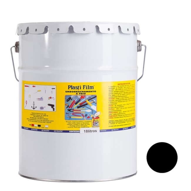 Plasti Film Emborrachamento a Frio Preto 18 litros CK4 TAPMATIC-5c3e86e9-962a-4f4f-9bd4-5e8b84063874