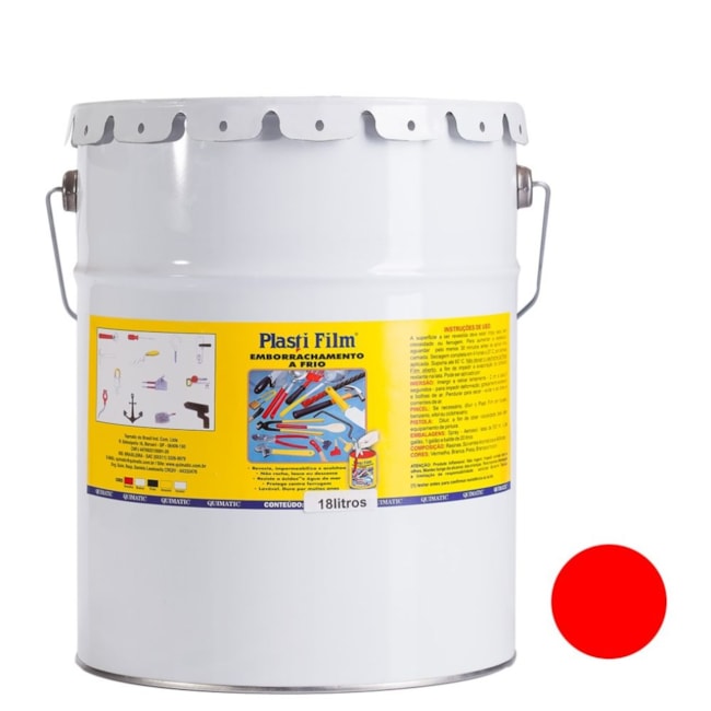 Plasti Film Emborrachamento a Frio Vermelho 18 litros CH4 TAPMATIC-c50b2745-7508-4a61-8c09-5efe7805f072
