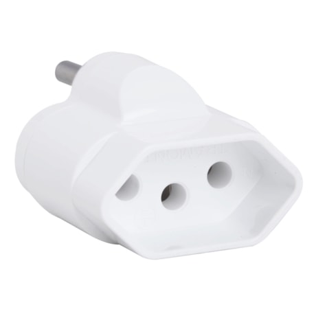 Plugue Adaptador Reverso 2P+T 15A 250V Branco 57400/192-b8bc9c79-8ab3-4083-8ba4-0a5b9e487280