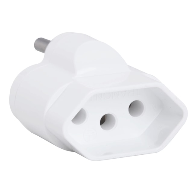 Plugue Adaptador Reverso 2P+T 15A 250V Branco 57400/192-d500bfe3-2693-4ba8-9359-b2f1f89d3e21
