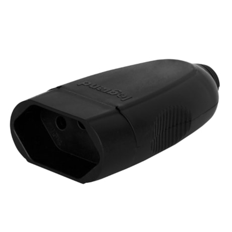 Plugue Fêmea 2P + T 10A 250V Preto 615955 PIAL-456c053b-beb9-4109-a118-e4c9664eeddc