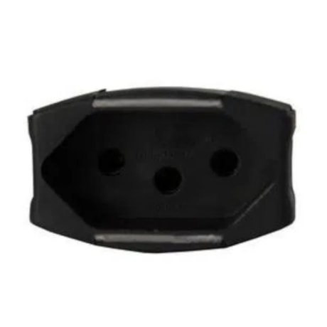 Plugue Fêmea 2P+T 10A Preto 615814 PIAL-c839b9f7-b938-440f-bb7d-9363465e006f