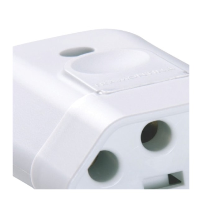 Plugue Fêmea Reto Branco 2P+T 10A 250V 57402/053 TRAMONTINA ELETRIK-3ed19cfb-f757-4414-8e77-559e4e2369d3