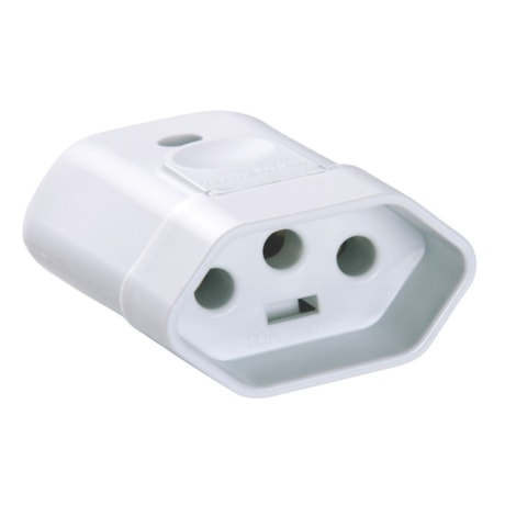 Plugue Fêmea Reto Branco 2P+T 10A 250V 57402/053 TRAMONTINA ELETRIK-9c5260fd-88dc-482f-aeb8-f0cf2b0c1c3e