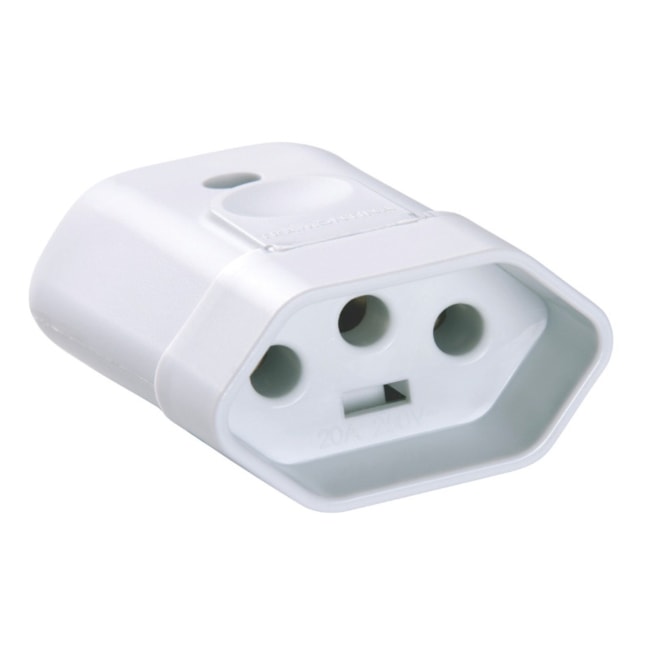 Plugue Fêmea Reto Branco 2P+T 10A 250V 57402/053 TRAMONTINA ELETRIK-a9aca60c-6fa1-43e0-9dcd-f0adea4aaa28