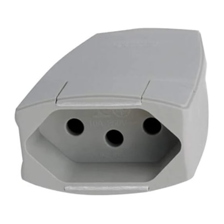Plugue Fêmea Reto 2P + T 10A Cinza 615975 PIAL LEGRAND-a6511d9d-9a3f-4ea7-8cbc-da7125b7df15