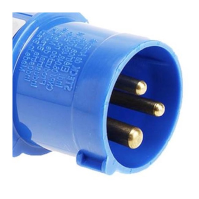 Plugue Industrial Macho Azul 2P+T 32A 250V IP44 N3276-NEWKON STECK-3d0c9945-98a3-4c89-a314-6aa9ad0f191d