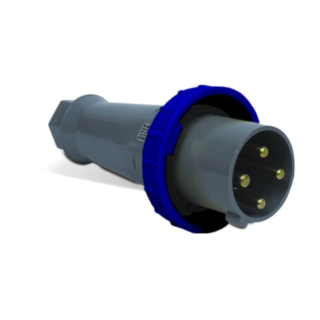 Plugue Industrial Macho Azul 3P+T 125A 250V IP67 S4679-BRASIKON STECK-c12f2f29-a773-4e3b-a775-320bf19ed084