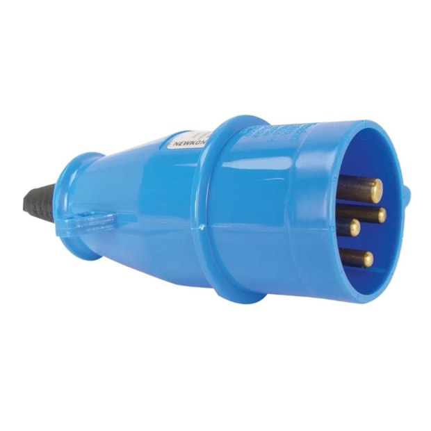 Plugue Industrial Macho Azul 3P+T 16A 250V IP44 N4079-NEWKON STECK-1f123daf-7663-44fc-a4f8-3faf6a8f73fa