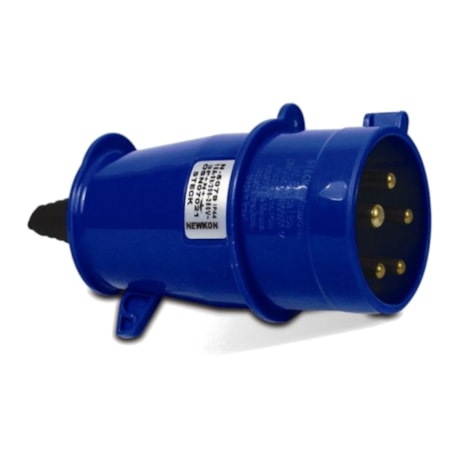 Plugue Industrial Macho Azul 3P+T+N 16A 250V IP44 N5079-NEWKON STECK-99c1043d-935b-4c9d-b09a-959feb30ee0d