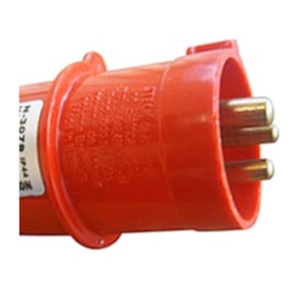 Plugue Industrial Macho Vermelho 2P+T 16A 440V IP44 N3079-NEWKON STECK