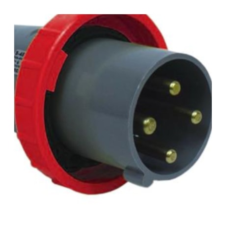 Plugue Industrial Macho Vermelho 3P+T 125A 250V IP67 S4676-BRASIKON STECK-983a356e-65e7-4020-b2d0-16d723818157