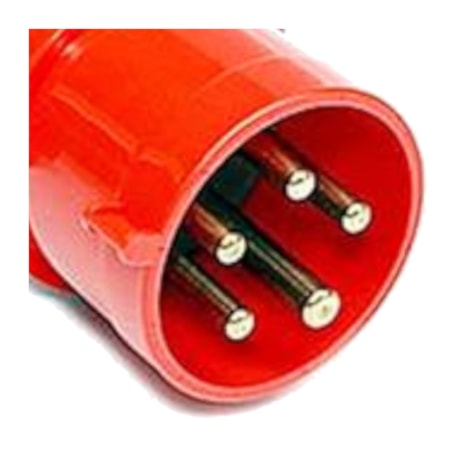 Plugue Industrial Macho Vermelho 3P+T+N 16A 440V IP44 N5076-NEWKON STECK-178e1717-a5e2-48d9-aa84-cae17a1b4d48