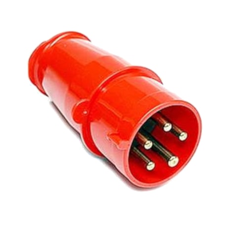 Plugue Industrial Macho Vermelho 3P+T+N 16A 440V IP44 N5076-NEWKON STECK-cbf4010c-841b-4013-afd7-c2a41a56e664