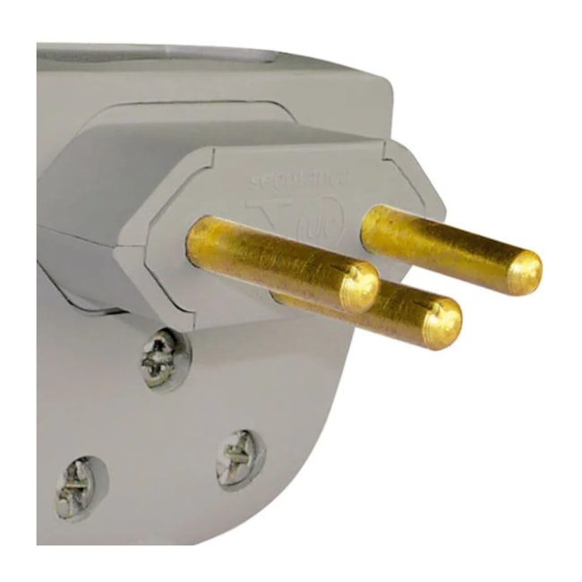 Plugue Macho 2P+T 20A 250V Branco 615833 PIAL-485fe281-e2e3-41cc-9790-4c3427a90673