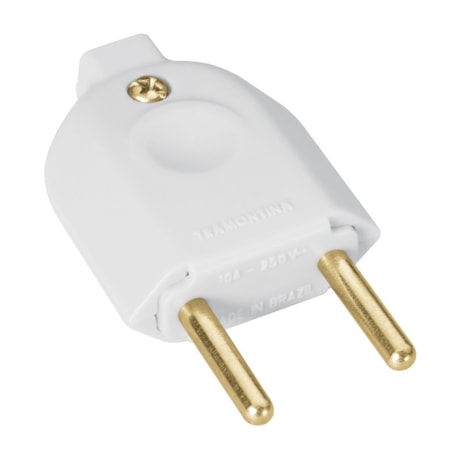 Plugue Macho Reto 2P 10A 250V TRAMONTINA ELETRIK-f67315e1-e41d-4e7c-a1bc-c38722f879db