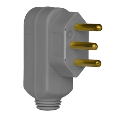 Plugue Macho Reto 2P + T 10A Cinza 615921 PIAL-50331802-b185-494c-92c2-30eec3061272