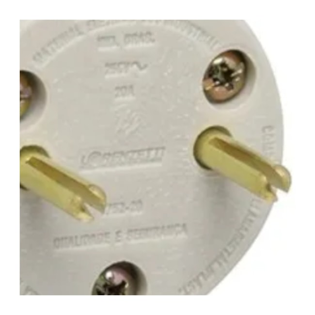 Plugue Redondo Porcelana 2P 30A 380V 1752-30A LORENZETTI-6acd6dcf-5fb0-454e-ae75-9a81498700c1