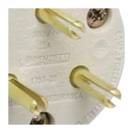 Plugue Redondo Porcelana 3P 20A 380V 1753-20A LORENZETTI-631a478e-ba0b-4e29-b3c6-bb4a10666a4a