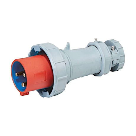 Pluque Industrial Macho Vermelho 125A 2P+T 380/440V 9H IP67 PIW-125P3H9E53 WEG-16c1bb98-761c-4dde-ac48-4e7a81ad7dc2