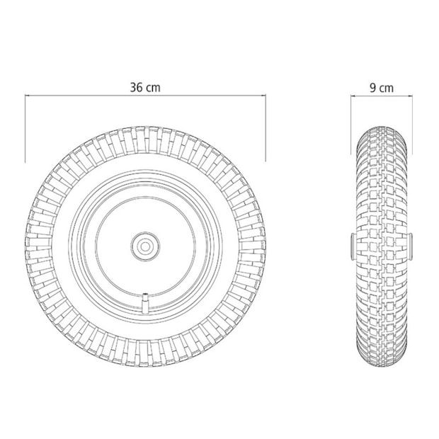 Pneu com Câmara 3.25x8