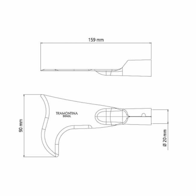Podão para Cacau em Aço sem Cabo 77630105 TRAMONTINA-7f0ad309-c4f8-460f-8750-4480f1f6d492