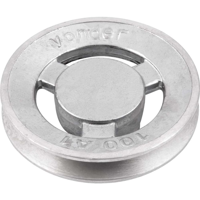 Polia de Alumínio 1 Canal Perfil A 100mm 6684110100 VONDER-1593484c-4ca5-4c59-b242-e67bb2118f74