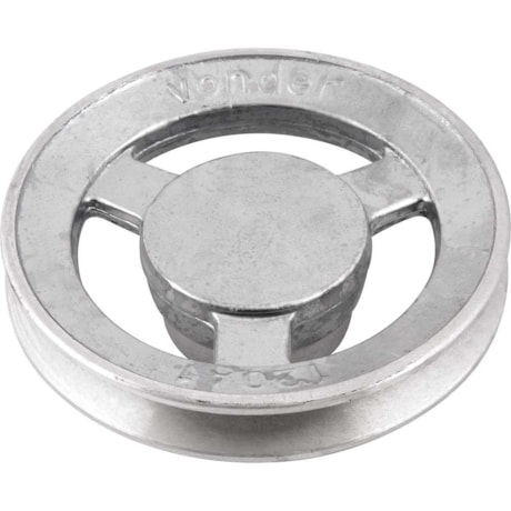 Polia de Alumínio 1 Canal Perfil A 120mm Sem Furo 6684110120 VONDER-655dc4ba-fe0b-4fd0-b0bd-5385f40b899a