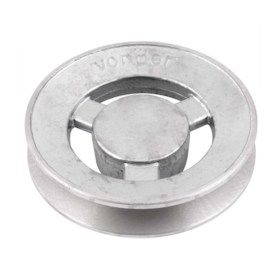 Polia de Alumínio 1 Canal Perfil B 110mm 6684210110 VONDER