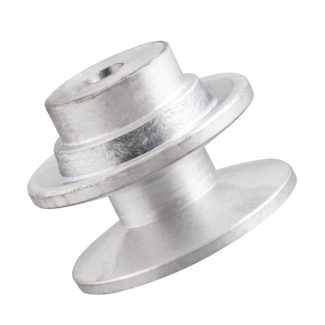 Polia de Alumínio 1 Canal Perfil B 140mm 6684210140 VONDER-023e79b3-cf1a-436f-a0a9-d4c6c48ac48e