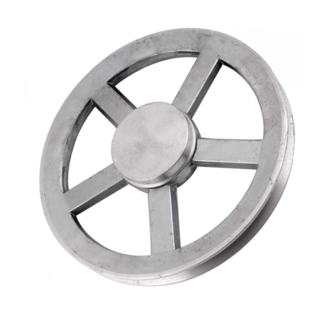 Polia de Alumínio 1 Canal Perfil B 250mm 6684210250 VONDER-013ae511-9529-479a-bd7a-5a15e082ff3e