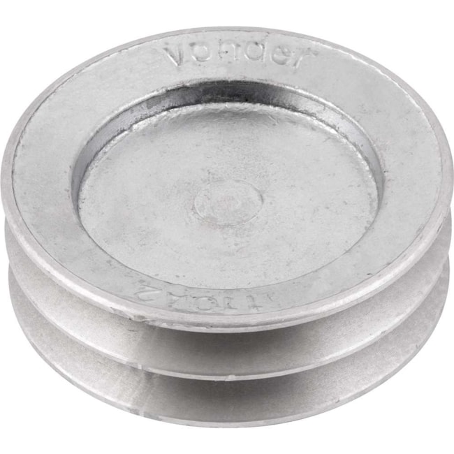 Polia de Alumínio 2 Canais Perfil A 110mm 6684120110 VONDER-00c85027-6966-45d9-a098-e5227600cec1