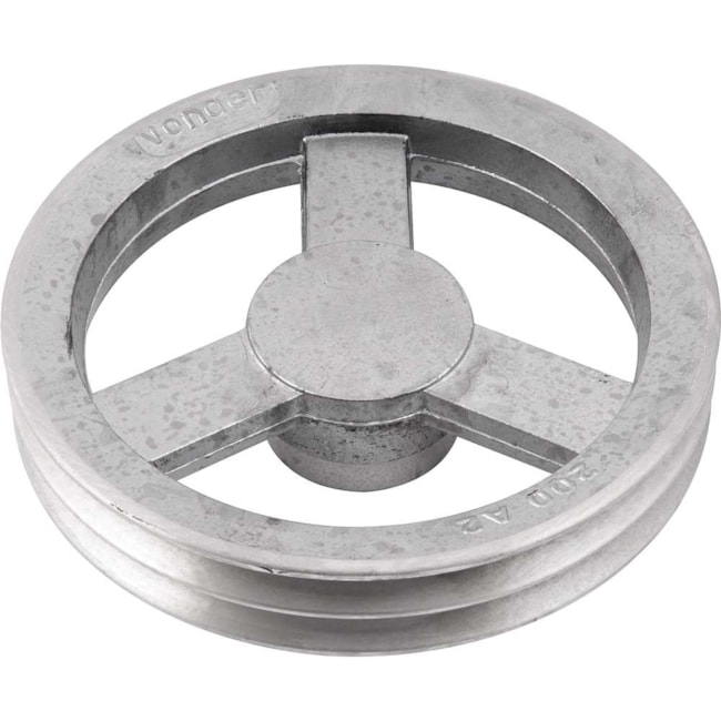 Polia de Alumínio 2 Canais Perfil A 200mm 6684120200 VONDER-3e898f75-2304-4634-87be-94b3b0a99d25