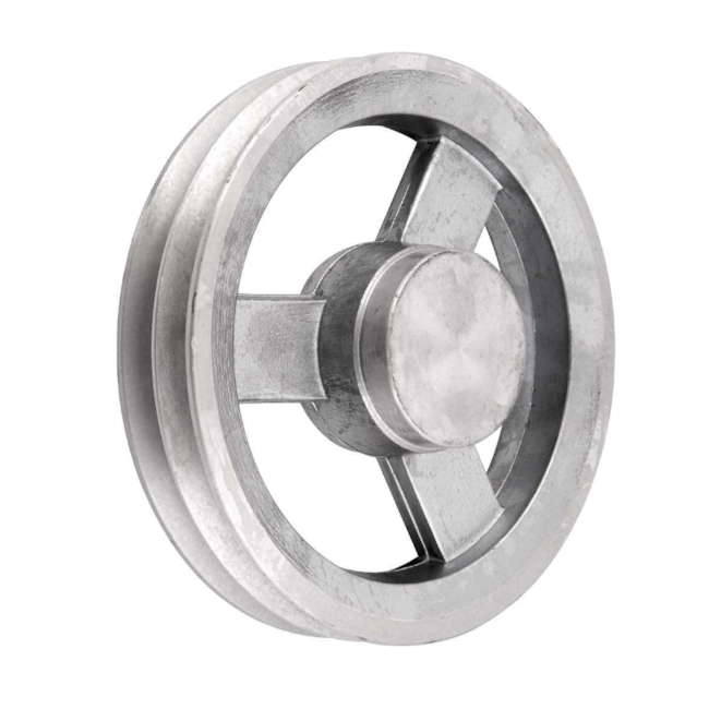 Polia de Alumínio 2 Canais Perfil A 200mm 6684120200 VONDER-2594de74-917c-4cb9-a809-c43affd06102