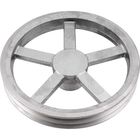 Polia de Alumínio 2 Canais Perfil A 250mm 6684120250 VONDER-60d77b29-2ebc-450b-a521-5557aa89a447