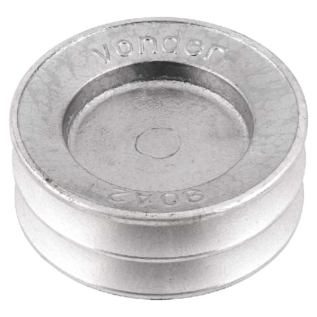 Polia de Alumínio 2 Canais Perfil A 90mm 6684120090 VONDER-268bec00-4104-476c-a530-a3125bb28dc1