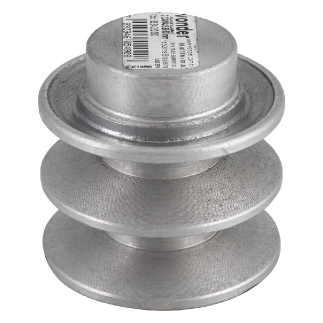 Polia de Alumínio 2 Canais Perfil B 60mm 6684220060 VONDER-4406e867-fb89-4fd7-877e-a6cb803d12b0