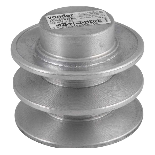 Polia de Alumínio 2 Canais Perfil B 70mm 6684220070 VONDER-8c6b64ec-8f2b-41c8-a2a1-8c4e1a20714b