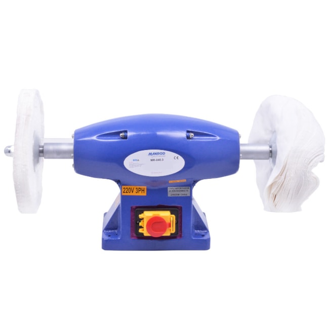 Politriz de Bancada 2HP 220V Trifásica MR-040.3 MANROD-9351e1ce-17b9-4d92-ba75-b161d31ef151