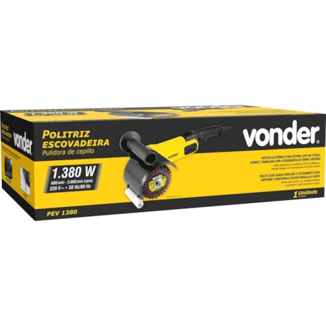 Politriz Escovadeira 1380W 220V 6001138220 PEV 1380 VONDER-12df26cc-769c-4624-ae73-101709f7f613