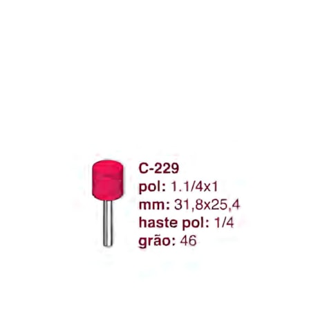 Ponta Montada 32x25 Haste 1/4
