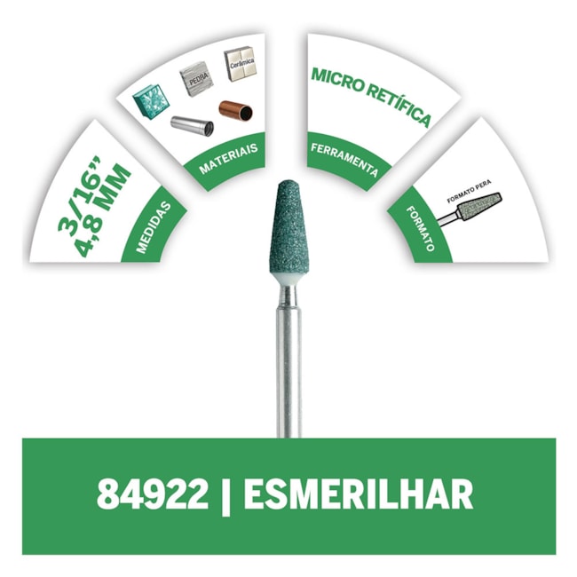 Ponta Montada para Carbureto 3/16 2 Peças 261584922C DREMEL-7ae90bc7-8eab-42f3-a8d6-472ca3917630