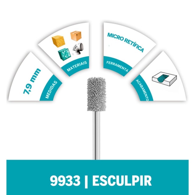 Ponta Montada Quadrada 5/16