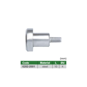 Ponta Plana Diamantada 10mm para Relógio Comparador 6282-1201 INSIZE