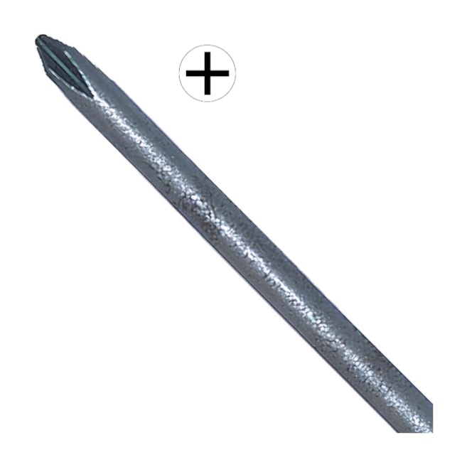 Ponteira Bits Phillips Nº2 x 80 mm Encaixe 1/8
