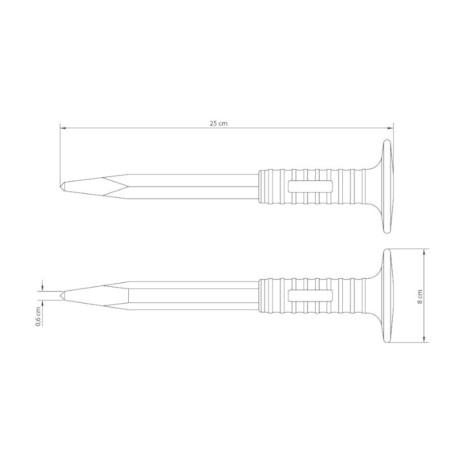Ponteiro com Empunhadura 10