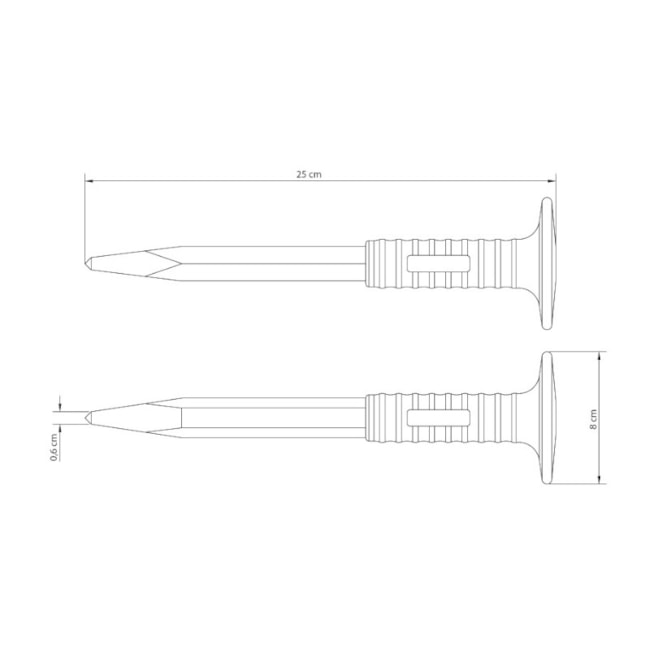 Ponteiro com Empunhadura 10