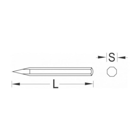 Ponteiro Octogonal 250mm 111-256 GEDORE-41cf6e80-246c-40ed-8889-1cbfe6cebbff