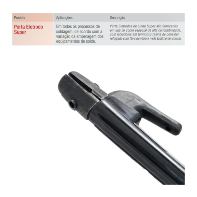 Porta Eletrodo 300 Amperes SUPER LEDAN-17c20822-2d12-40df-9859-7d107b5dc77d