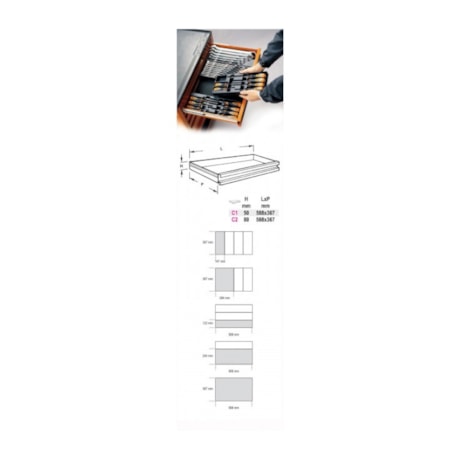 Porta Peças de Plástico para Gaveta Tipo A2 VP5 BETA-a79647f6-f7c8-4719-8268-bd6deba1e15a